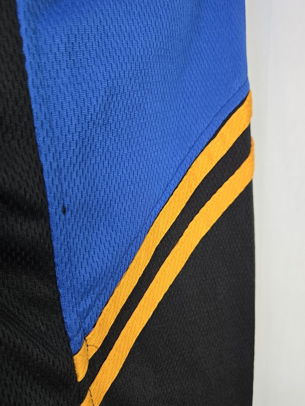 Reputation Men's NWT Size XL Black/Royal&Sun zip front silk blend bomber jacket - Picture 7 of 11